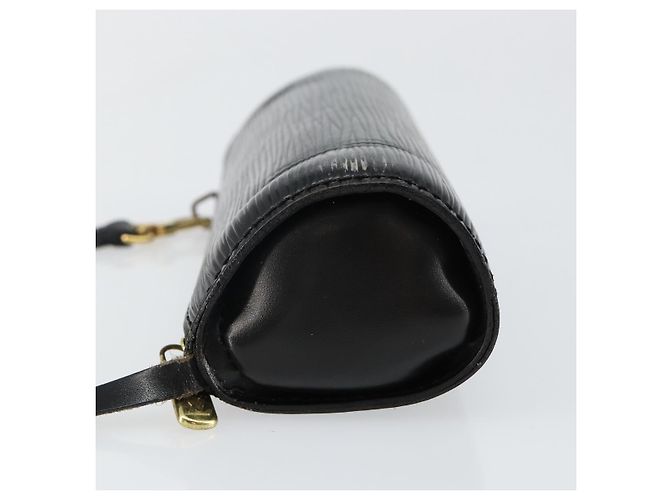 LOUIS VUITTON Pochette Soufflot Epi Nera LV Auth 145034 Nero - vista 4