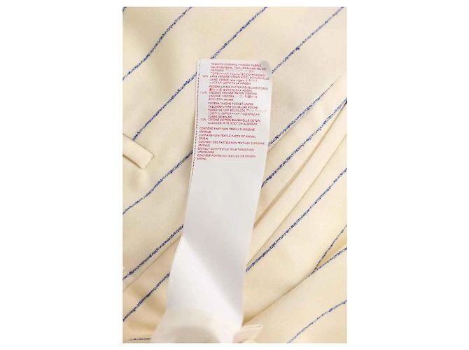 Marni Weite ecru Wollhose Roh - Ansicht 6