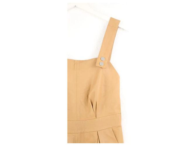 Maison Ullens Mono de cuero beige - vista 2