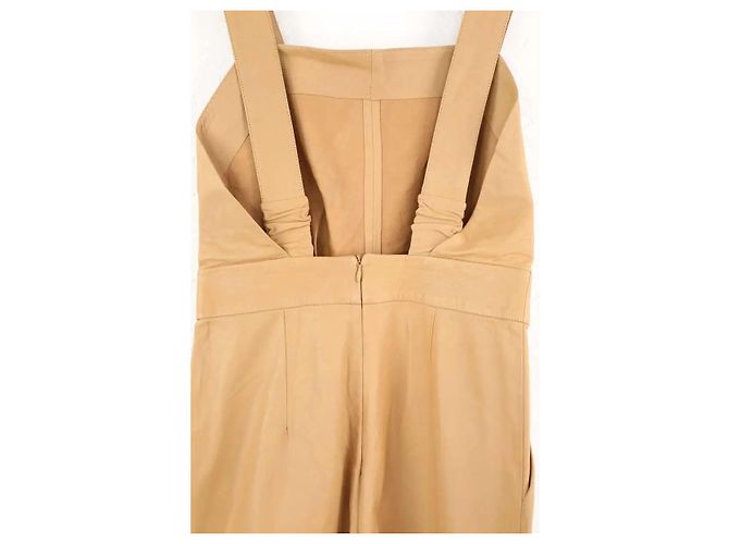 Maison Ullens Mono de cuero beige - vista 4