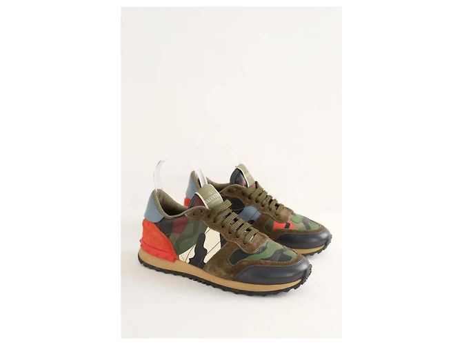 Valentino Sneakers kaki Cachi - vista 3