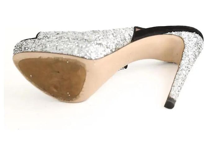 Miu Miu Silver heels Silvery - view 5