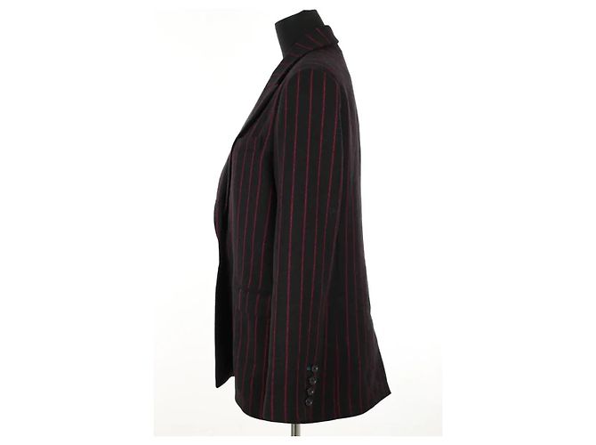 Autre Marque Schwarzer Wollblazer - Ansicht 3