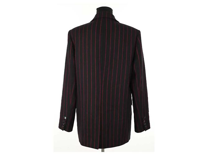 Autre Marque Schwarzer Wollblazer - Ansicht 4