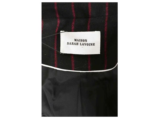 Autre Marque Schwarzer Wollblazer - Ansicht 5