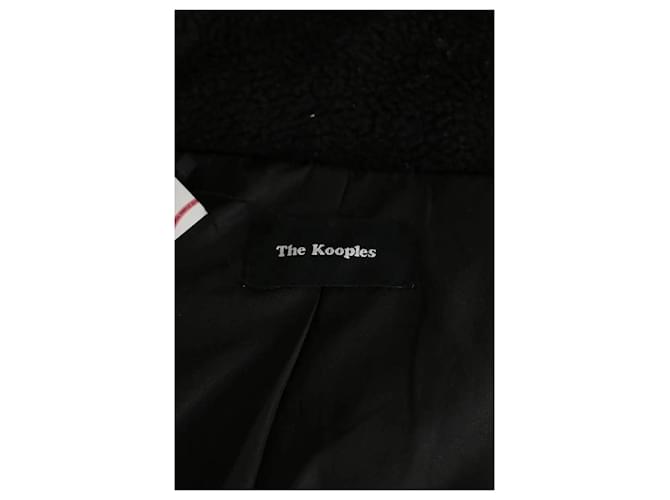 The Kooples Abrigo de algodón negro - vista 5