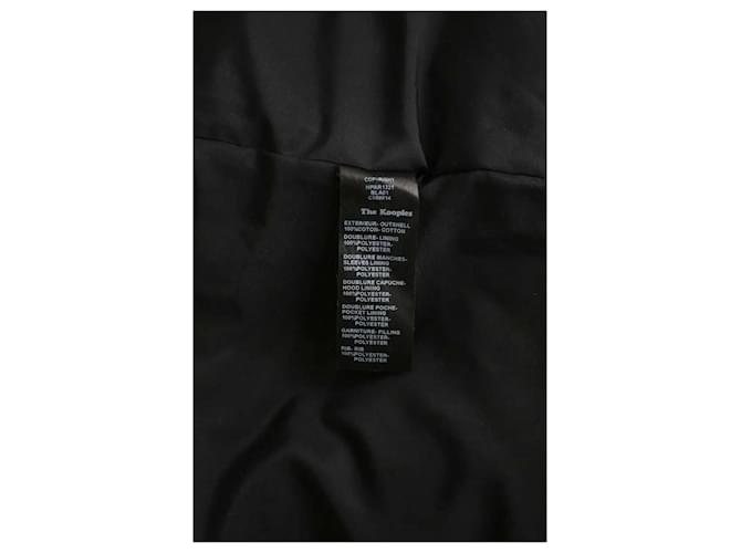 The Kooples Abrigo de algodón negro - vista 6