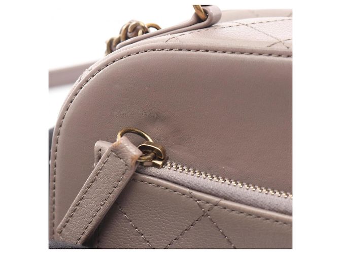 Bolso de Hombro Matelassé Chanel Castaño - vista 8