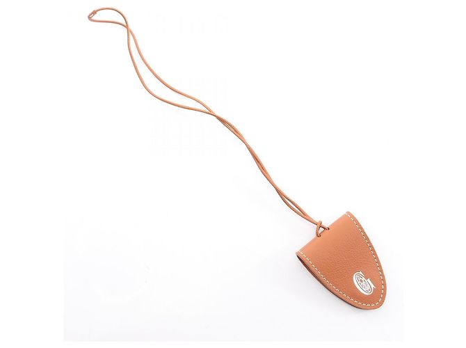 Charm per borsa in pelle marrone Goyard - vista 2