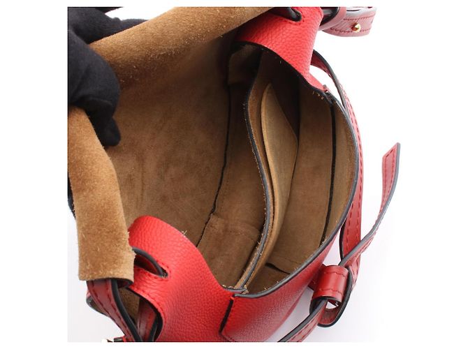 Loewe Gate Small Schultertasche Rot - Ansicht 3