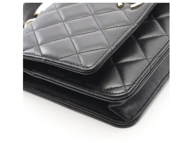 Borsa a Spalla Chanel Trendy CC con Manico Superiore Nero - vista 7