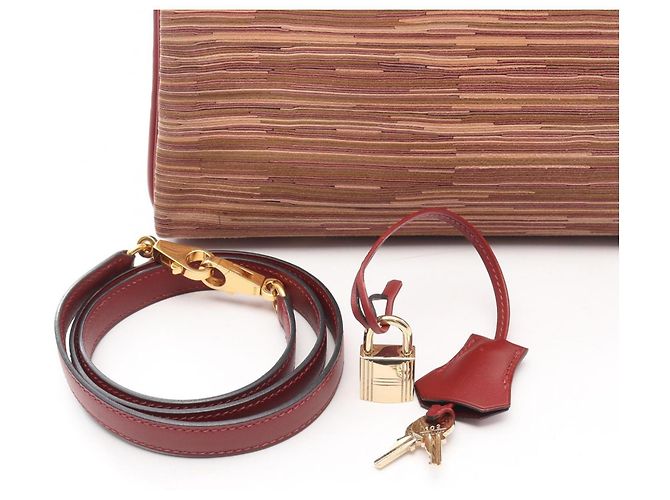 Borsa Hermès Kelly 32 Bordò - vista 6