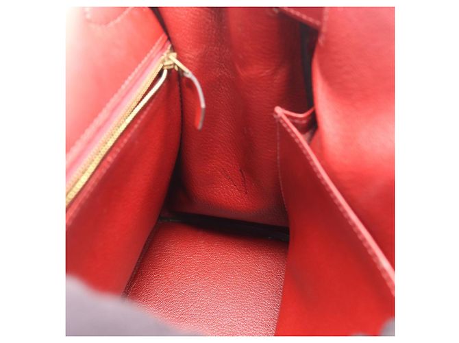 Borsa Hermès Kelly 32 Bordò - vista 9