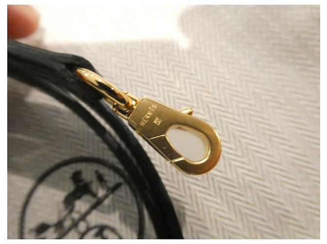 Alça Hermès para Mini Kelly 2 marrom, bijuteria banhada a ouro, nova com dustbag Chocolate - vista 4