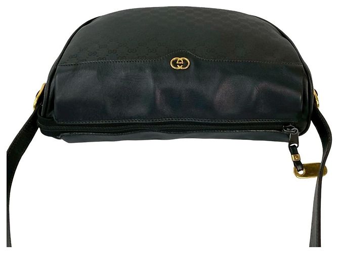 Borsa a spalla mini in pelle con logo Micro GG di Gucci Nero - vista 4