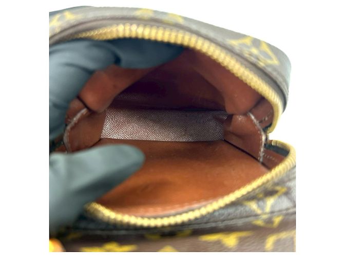 Mini borsa a spalla in pelle Monogram Amazon di Louis Vuitton Marrone - vista 10