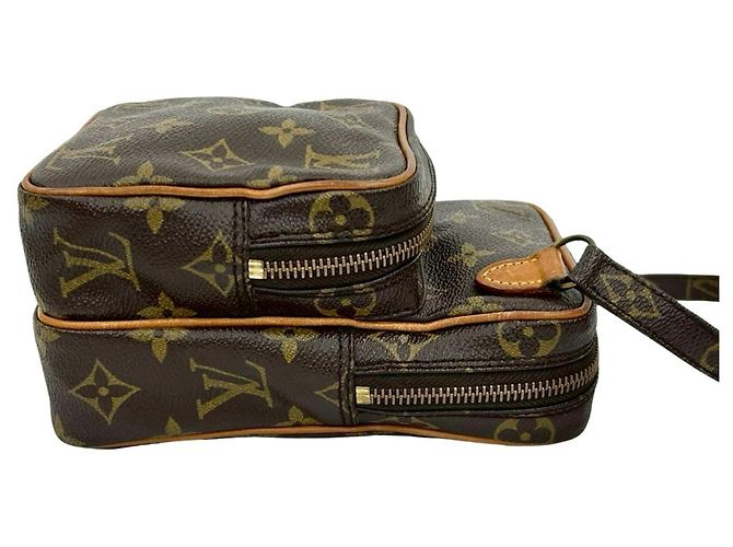 Mini borsa a spalla in pelle Monogram Amazon di Louis Vuitton Marrone - vista 6