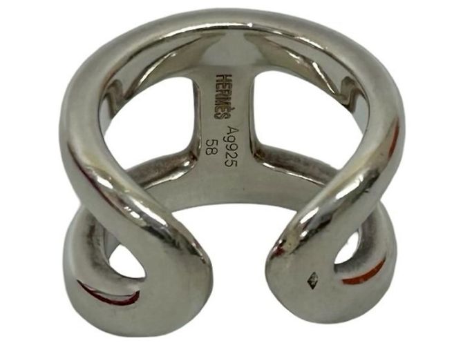 Hermès HERMES Osmos GM Silver 925 Ring Silvery - view 6