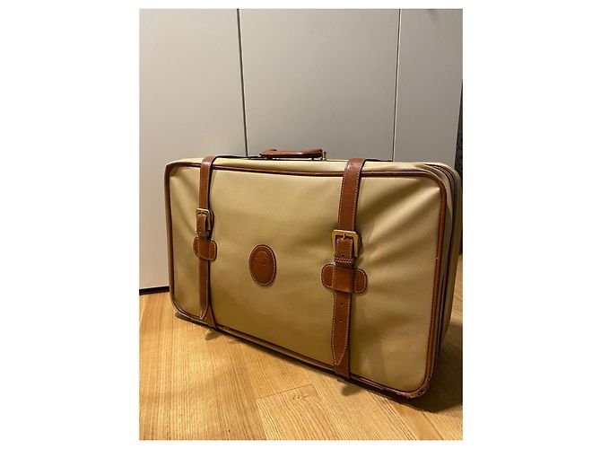 Valigia vintage  Trussardi in pelle Beige - vista 11