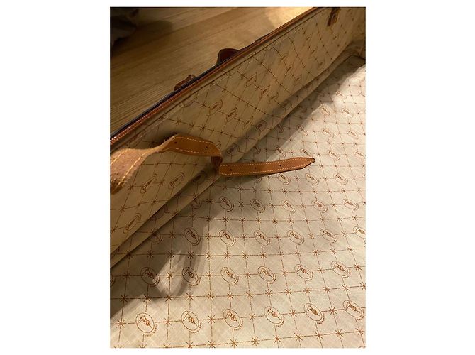 Valigia vintage  Trussardi in pelle Beige - vista 13