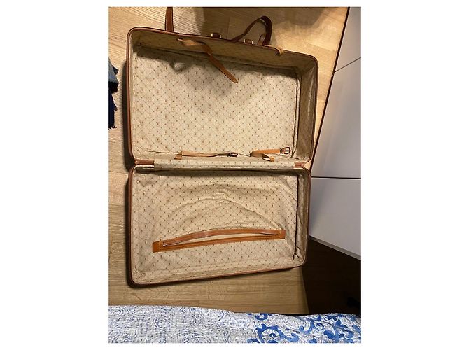Valigia vintage  Trussardi in pelle Beige - vista 15