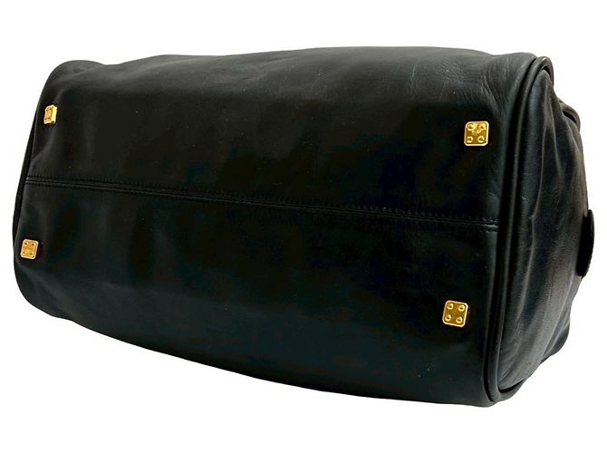 Borsa LOEWE Amazona 28 con logo Anagramma Nero - vista 8