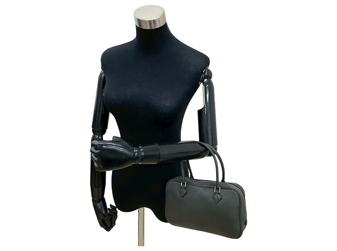 Borsa a mano Hermès Mini Plume Élan in pelle Swift Marrone - vista 2