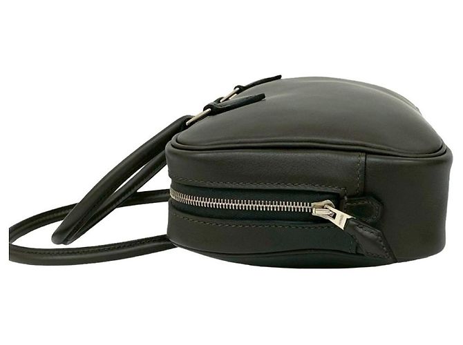 Borsa a mano Hermès Mini Plume Élan in pelle Swift Marrone - vista 5