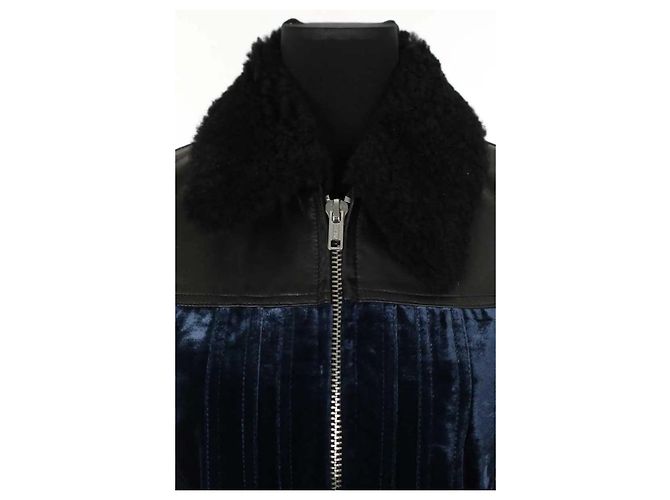 3.1 Phillip Lim Schwarze Lederjacke - Ansicht 2