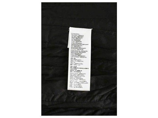 3.1 Phillip Lim Schwarze Lederjacke - Ansicht 6
