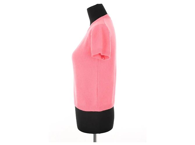 Alexandra Golovanoff Suéter rosa de cashmere - vista 3