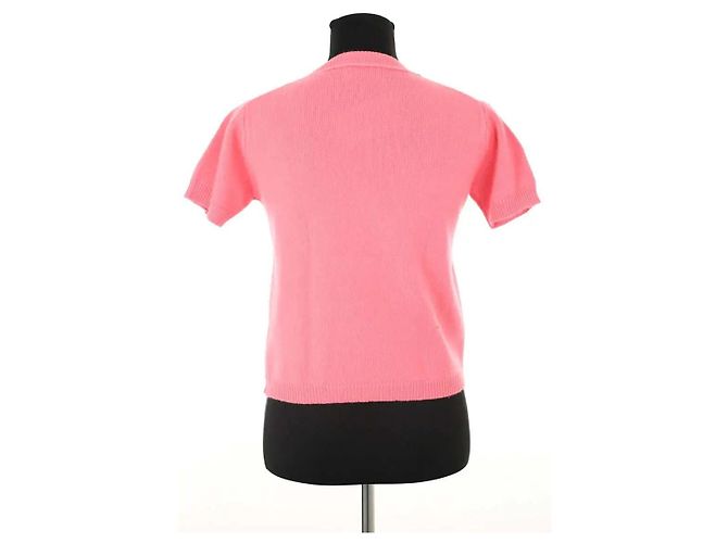 Alexandra Golovanoff Suéter rosa de cashmere - vista 4