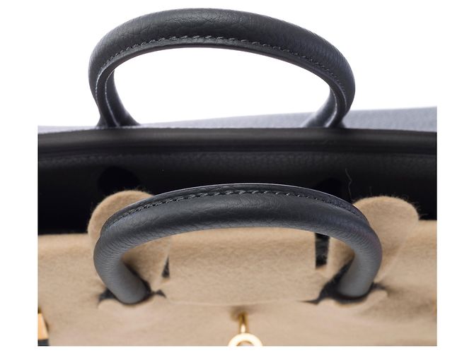 Hermès Borsa HERMES Birkin 25 in Pelle Grigia - 103280 Grigio - vista 10