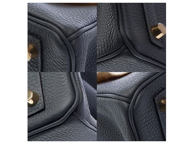 Hermès Borsa HERMES Birkin 25 in Pelle Grigia - 103280 Grigio - vista 12