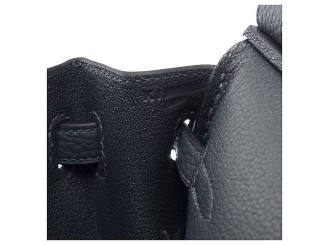 Hermès Borsa HERMES Birkin 25 in Pelle Grigia - 103280 Grigio - vista 8