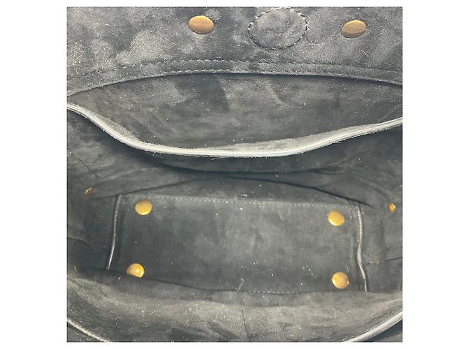 Borsa hobo piccola in pelle Diorodeo nera / rossa Christian Dior Nero - vista 7