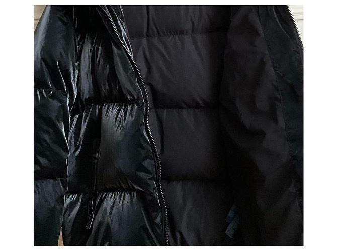 Giacca a Piuma Tommy Hilfiger Nero Lucido Nylon - vista 2