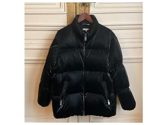 Giacca a Piuma Tommy Hilfiger Nero Lucido Nylon - vista 4