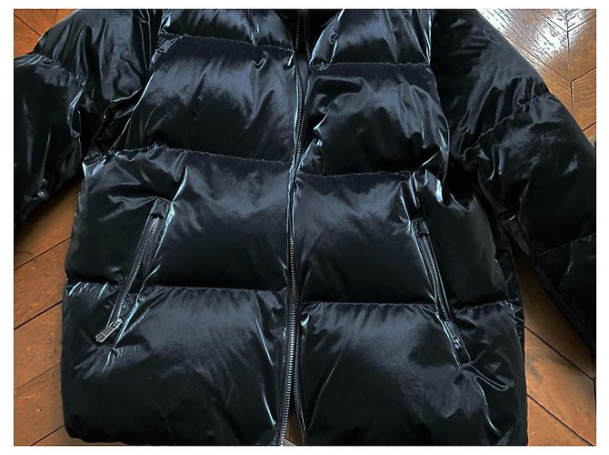 Giacca a Piuma Tommy Hilfiger Nero Lucido Nylon - vista 6