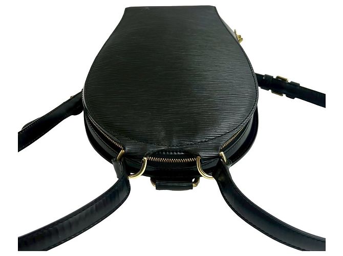 Louis Vuitton Mabillon Epi Leather Backpack Black - view 4