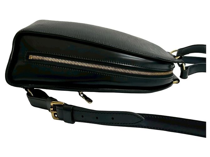 Louis Vuitton Mabillon Epi Leather Backpack Black - view 6
