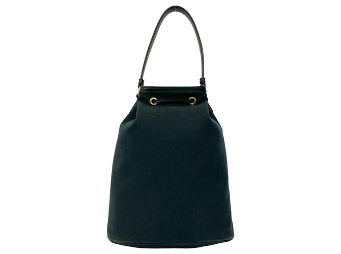 Borsa in tela e pelle con logo Prada Nero - vista 3