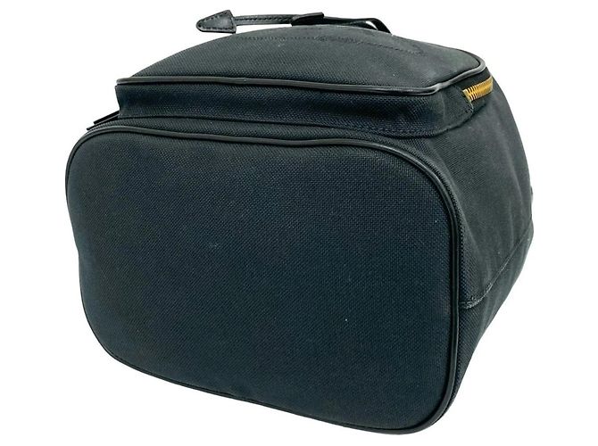 Borsa in tela e pelle con logo Prada Nero - vista 8