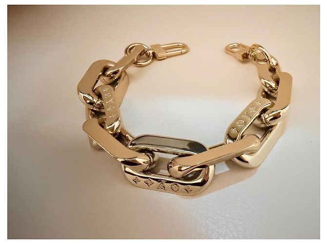 Tracolla catena Louis Vuitton D'oro - vista 2