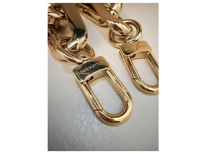 Tracolla catena Louis Vuitton D'oro - vista 3