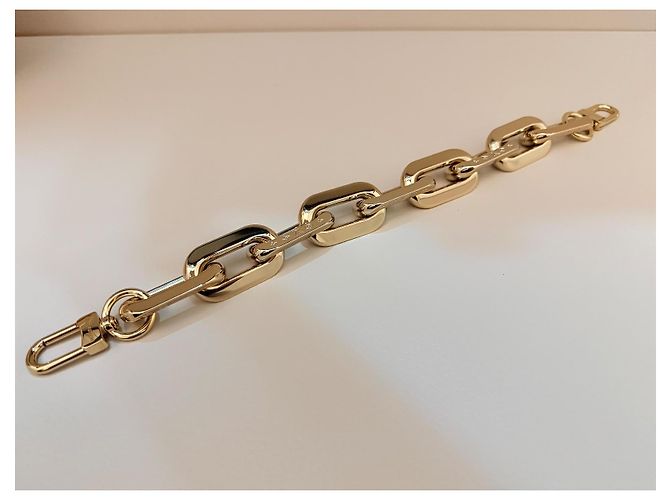 Tracolla catena Louis Vuitton D'oro - vista 6