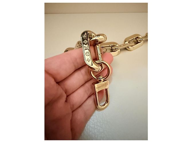 Tracolla catena Louis Vuitton D'oro - vista 8