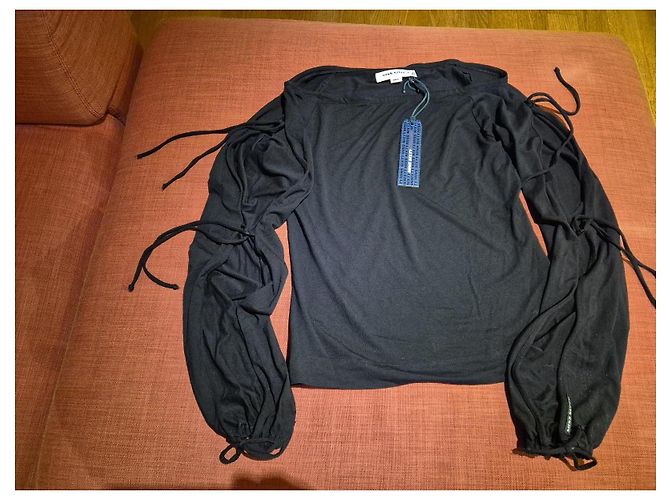 Miss Sixty Black puff sleeve sweater - view 2