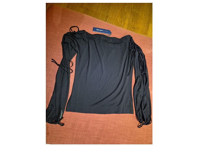 Miss Sixty Black puff sleeve sweater - view 6