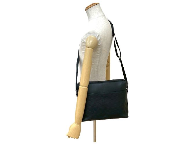 Louis Vuitton Calypso MM Schultertasche aus Damier Infini Leder Schwarz - Ansicht 2